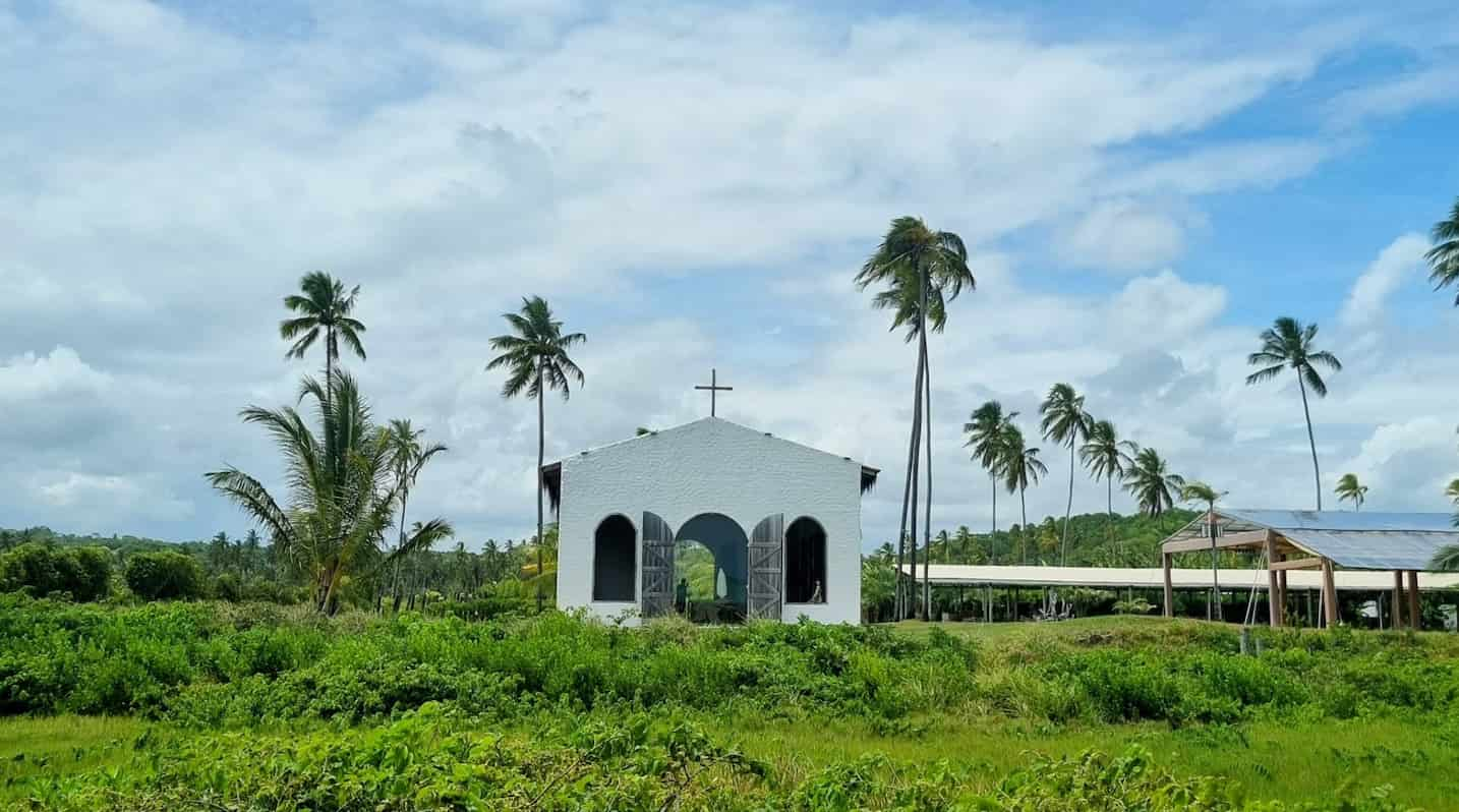 Igreja de São Miguel dos Milagres para um casamento no Nordeste.