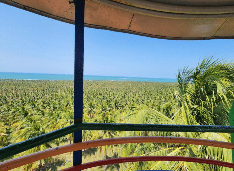 Mirante da Praia do Gunga, no litoral sul de Alagoas.