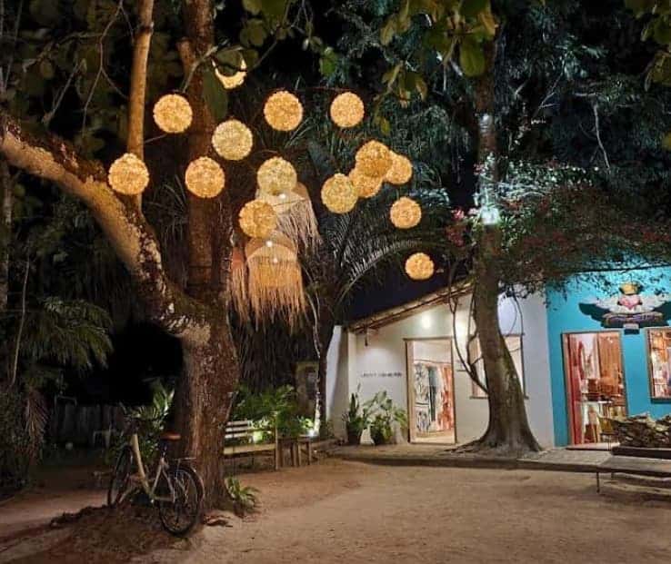 Vila de Trancoso à noite.
