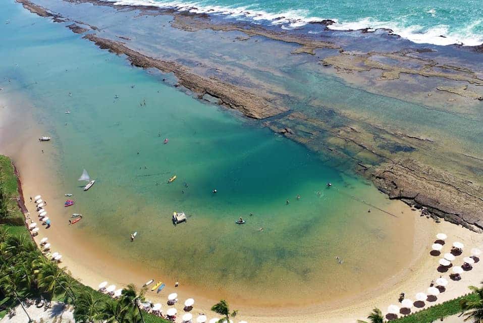 Praia de Muro Alto a 10 km de Porto de Galinhas.