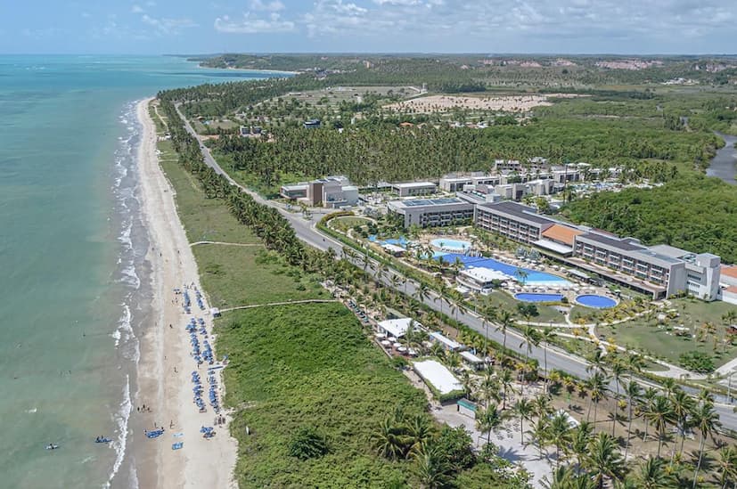 Vista aérea do Jarapatinga Resort