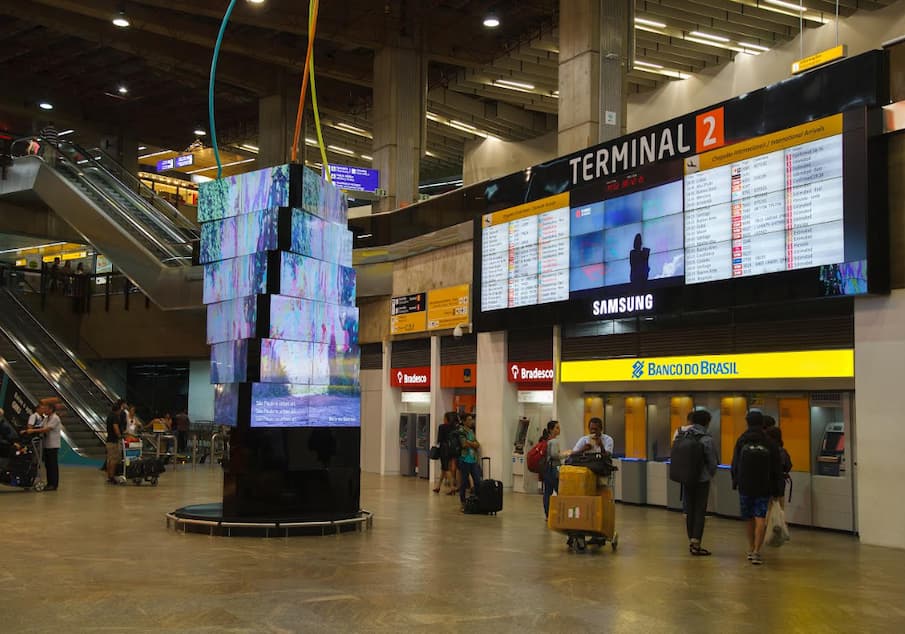 Terminal 2 do Aeroporto de Guarulhos.